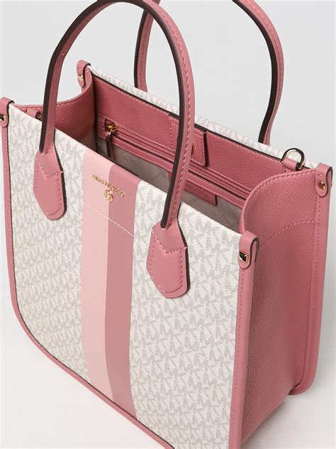 michael kors pink purse outlet|Michael Kors pink canvas tote.